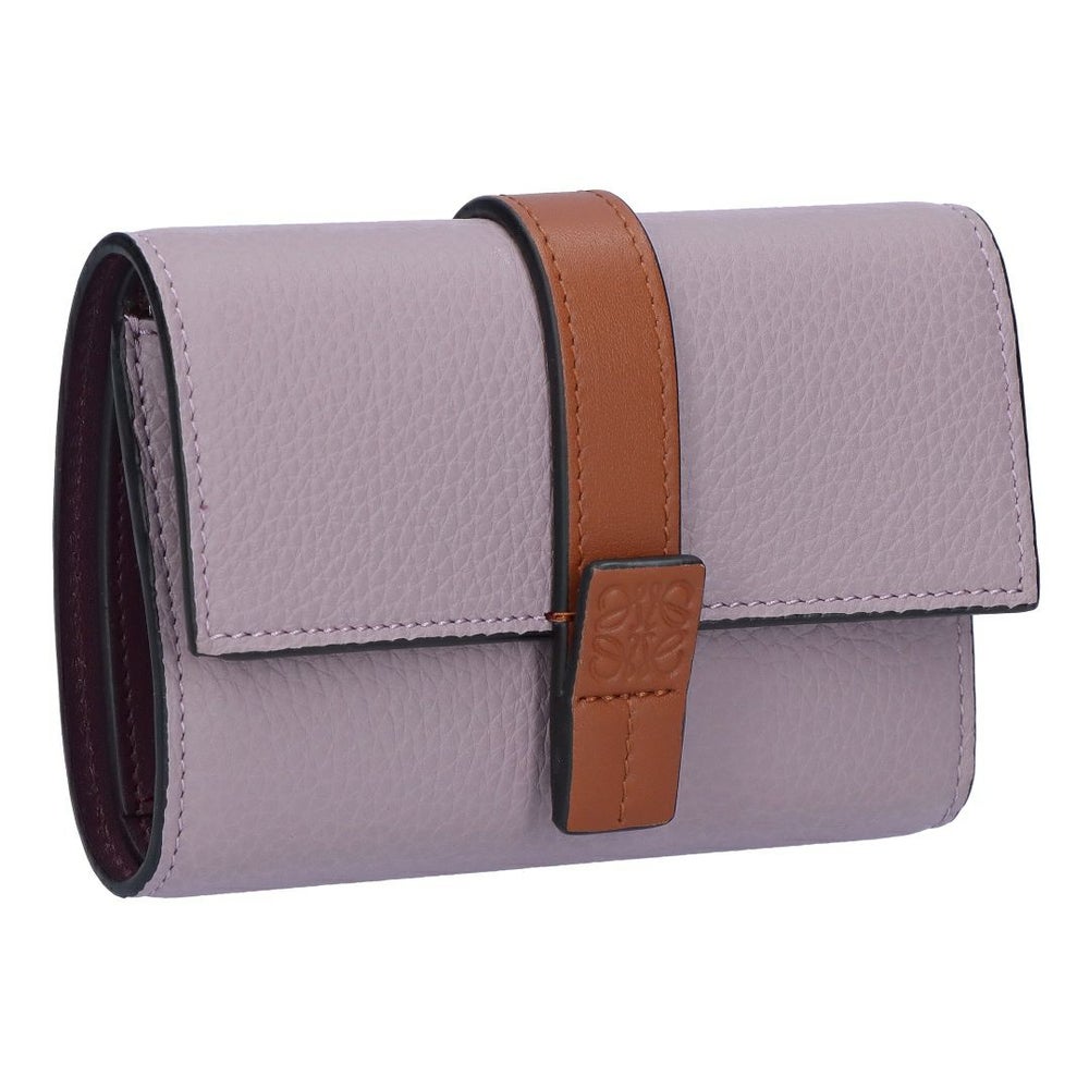 ロエベ LOEWE 折財布 三つ折り財布 スモール ヴァーティカル ウォレット C660S86X04 0057 DIRTY MAUVE/SQUIRREL 【お取り寄せ】