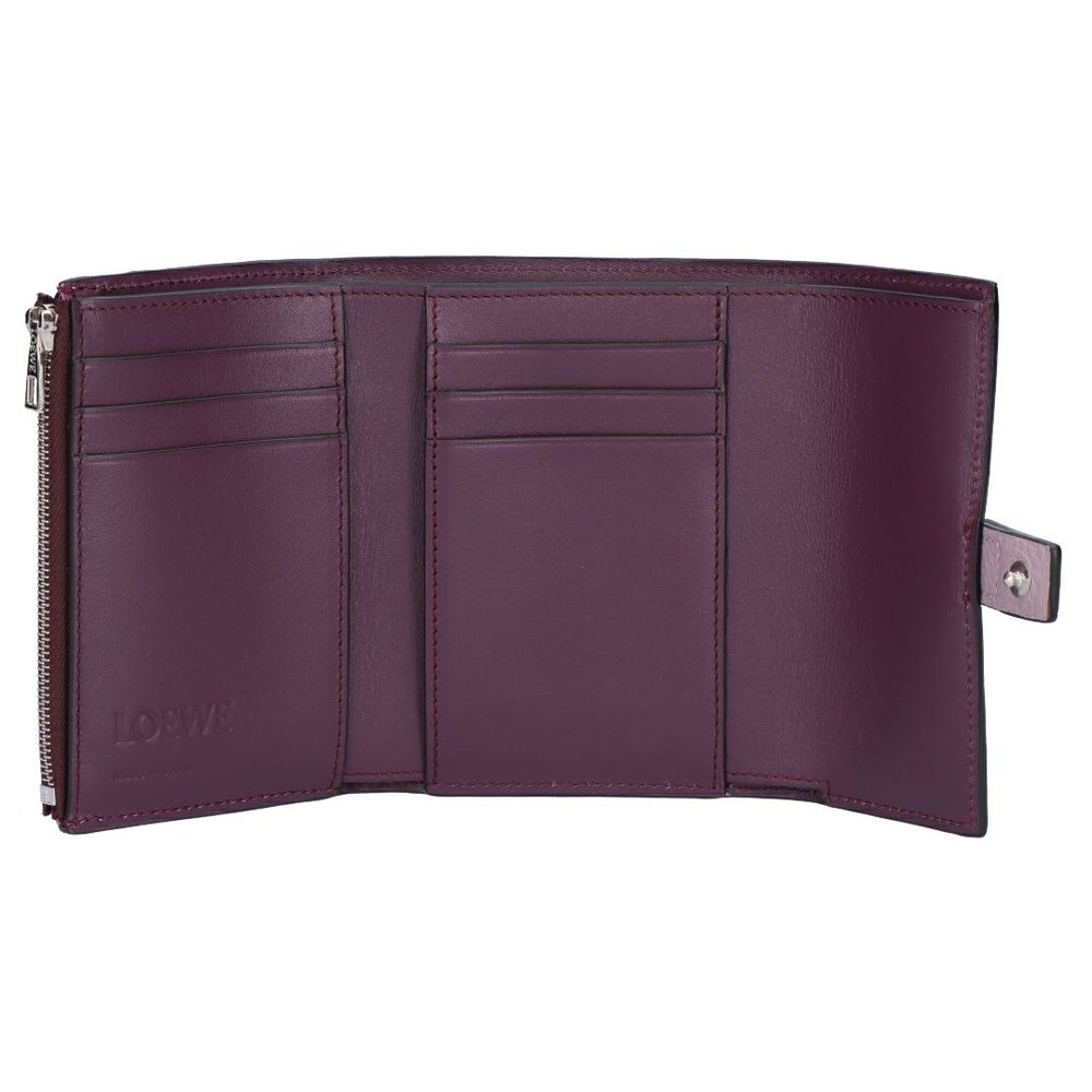 ロエベ LOEWE 折財布 三つ折り財布 スモール ヴァーティカル ウォレット C660S86X04 0057 DIRTY MAUVE/SQUIRREL 【お取り寄せ】