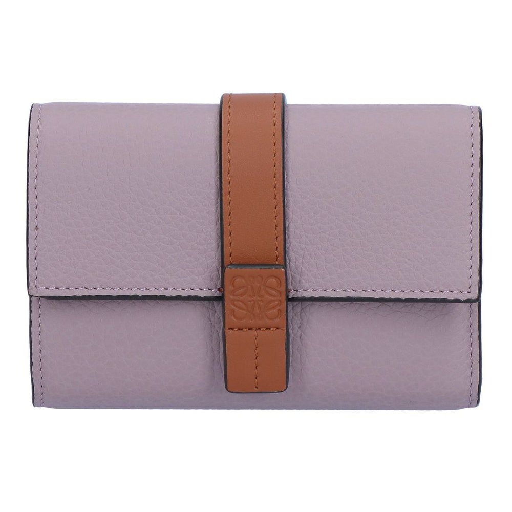 ロエベ LOEWE 折財布 三つ折り財布 スモール ヴァーティカル ウォレット C660S86X04 0057 DIRTY MAUVE/SQUIRREL 【お取り寄せ】