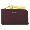 ロエベ LOEWE コインケース カードケース フラグメントケース ノット コイン カードホルダー CEM1Z40X02 0059 DARK BURGUNDY/LIGHT CITRINEH 【お取り寄せ】