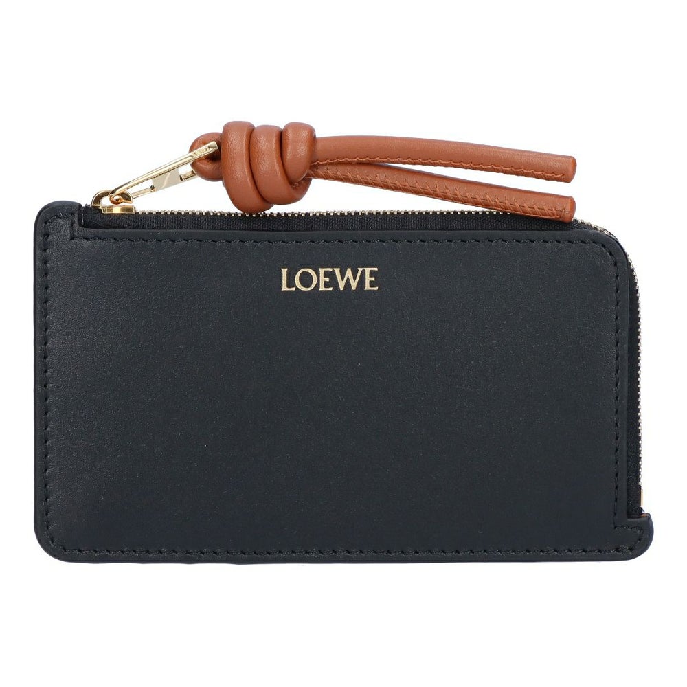 ロエベ LOEWE コインケース カードケース フラグメントケース ノット コイン カードホルダー CEM1Z40X02 7812 BLACK/SQUIRREL 【お取り寄せ】