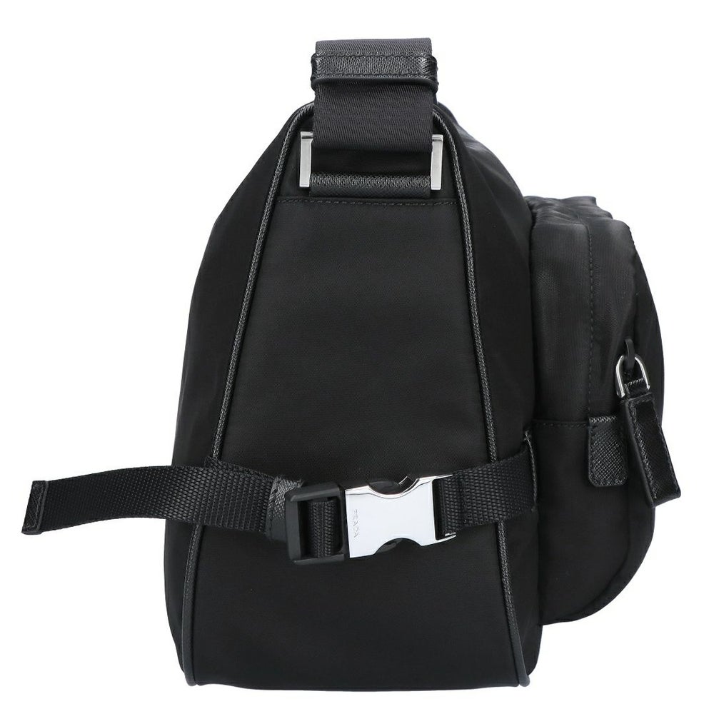 プラダ PRADA ショルダーバッグ クロスボディ ラージ RE-NYLON サフィアーノレザー ショルダーバッグ 2VH191 2DMG OOO F0002 NERO