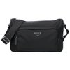 プラダ PRADA ショルダーバッグ クロスボディ ラージ RE-NYLON サフィアーノレザー ショルダーバッグ 2VH191 2DMG OOO F0002 NERO