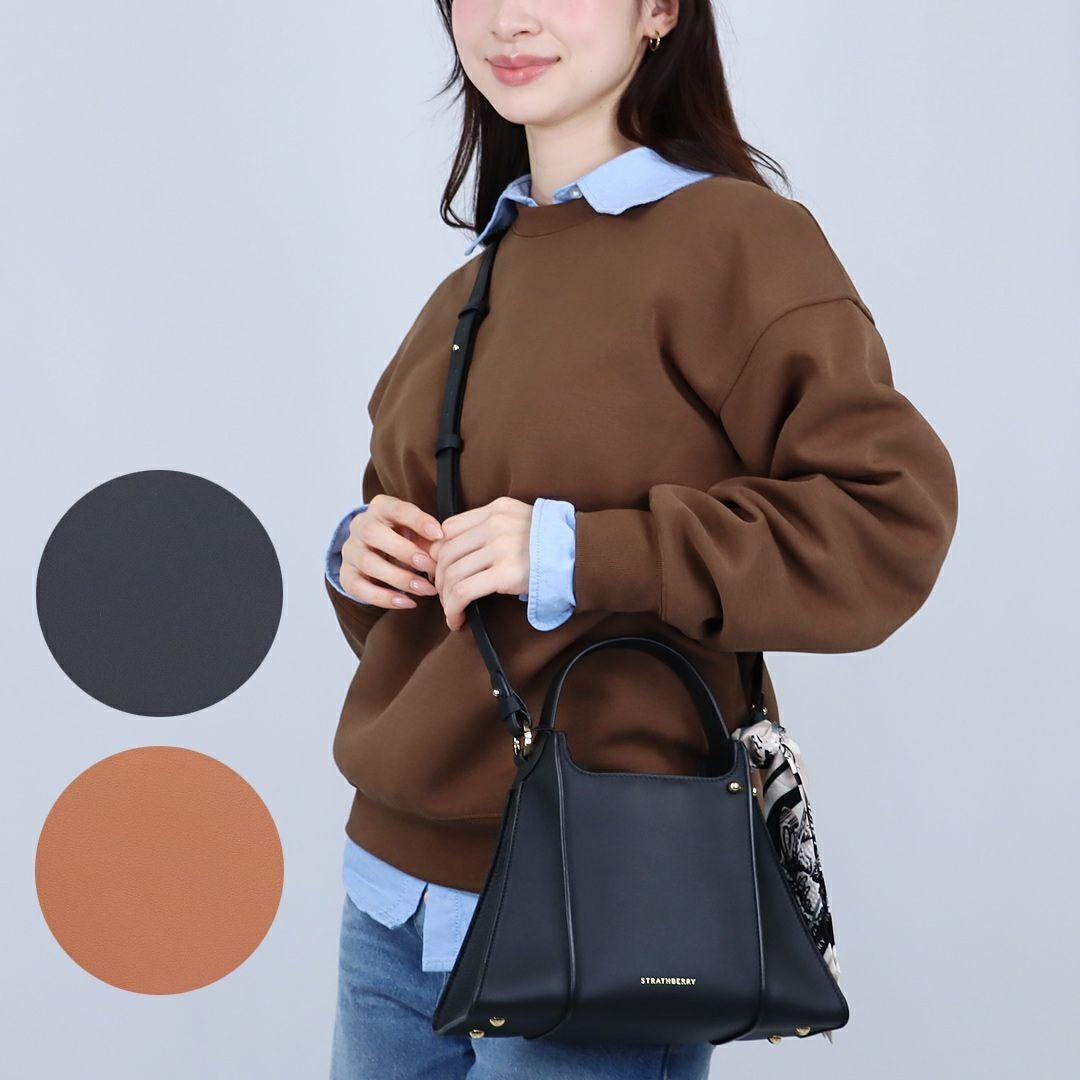 ストラスベリー STRATHBERRY 2WAYバッグ MIDI TOTE 20232-100-125LE