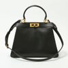 フェンディ 2WAYバッグ 【PEEKABOO ISEEU：ピーカブー アイシーユー】ミディアム 8BN321 A6V3 ブラック(F1CJZ NERO+LIGHT ROSE) FENDI 