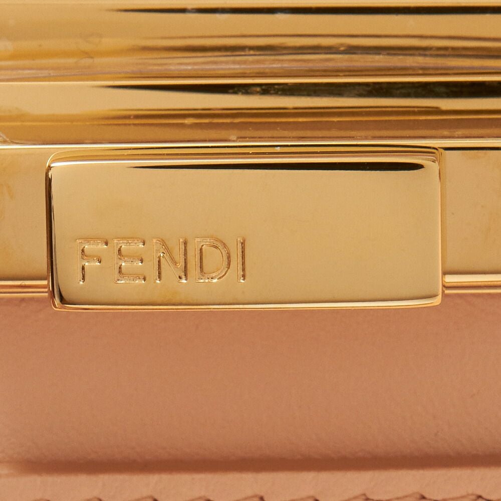 フェンディ 2WAYバッグ 【PEEKABOO ISEEU：ピーカブー アイシーユー】ミディアム 8BN321 A6V3 ブラック(F1CJZ NERO+LIGHT ROSE) FENDI 