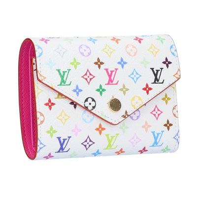 ルイヴィトン LOUIS VUITTON 村上隆 折財布 三つ折り財布 コンパクト 