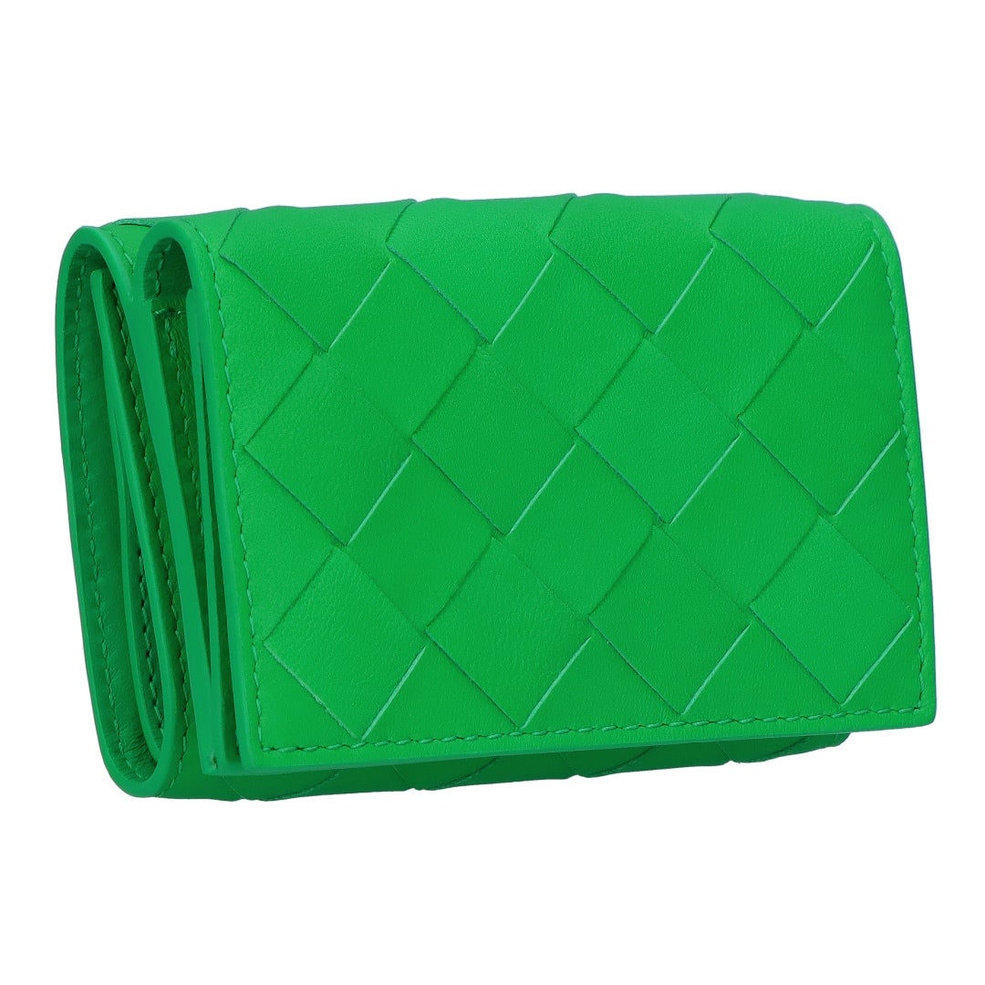 ボッテガ　コンパクト　ウォレット　BOTTEGA VENETA 三つ折財布 美品 ボッテガヴェネタ BOTTEGA VENETA 折財布 3つ折り財布 コンパクト