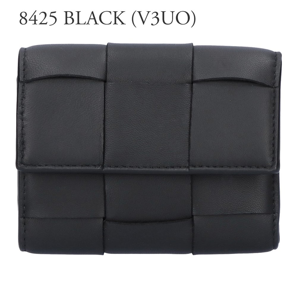 ボッテガヴェネタ BOTTEGA VENETA 折財布 三つ折財布 CASSETTE カセット 651372 V3UO1 イントレチャート マキシイントレチャート