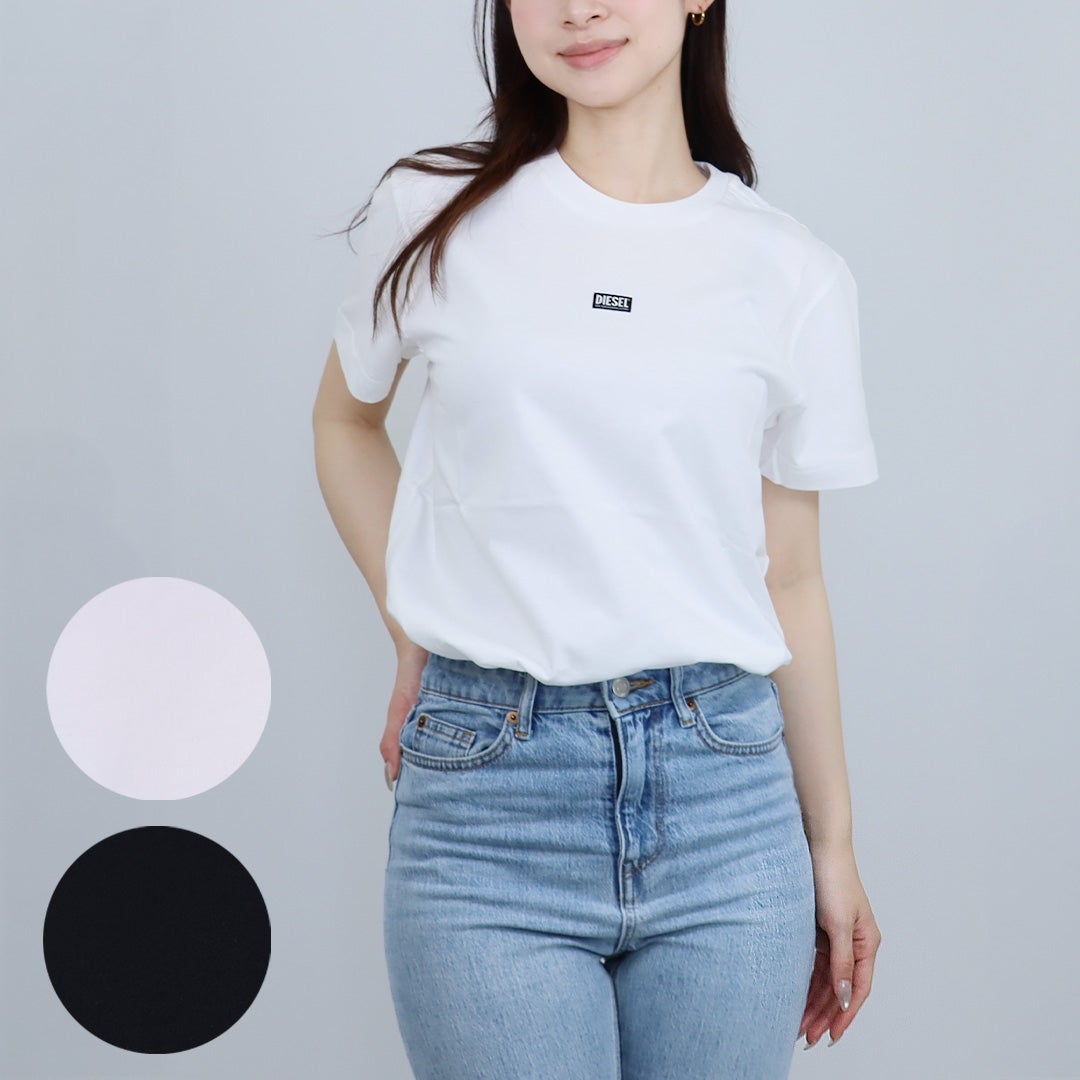 DIESEL diesel ディーゼル 半袖Tシャツ レディース ディーゼル DIESEL Tシャツ レディースTシャツ キッズTシャツ ロゴT