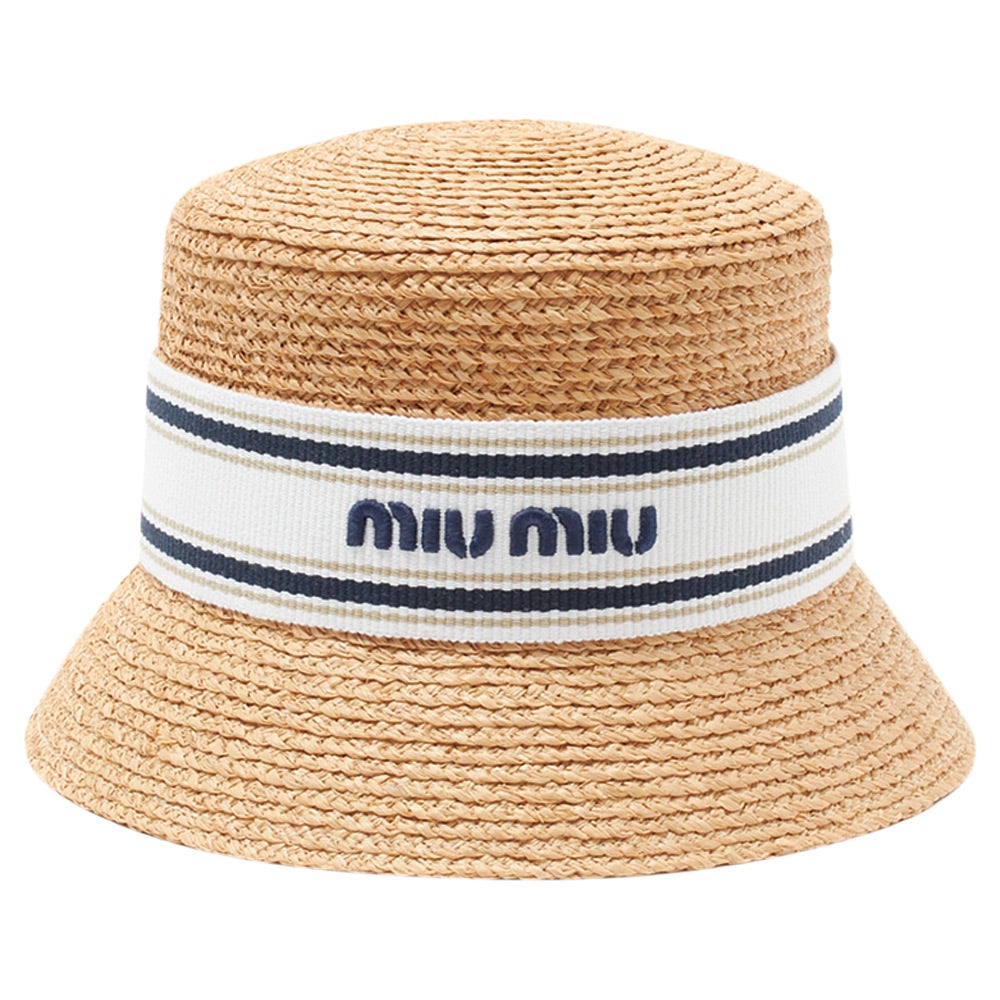 予約会対象品】 ミュウミュウ MIUMIU ボウシ 5HC307 2CQU F0N86