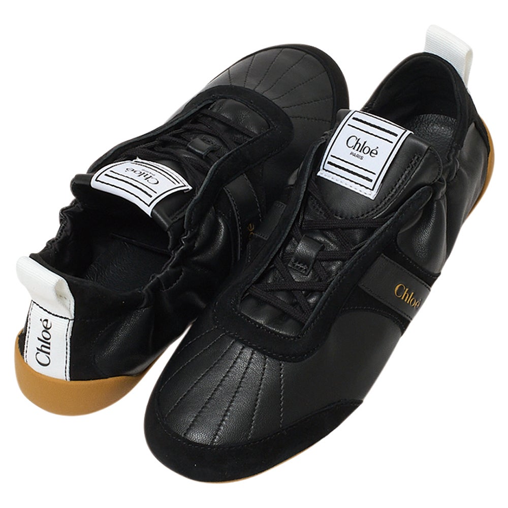 予約会対象品】 クロエ CHLOE 婦人靴 スニーカー CH26S15 RVQ BLK 001