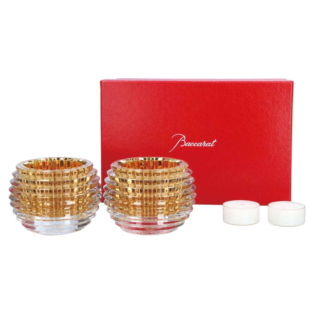 バカラ　キャンドルランプ新品美品 予約会対象品】 バカラ BACCARAT キャンドルスタンド アイキャンドル