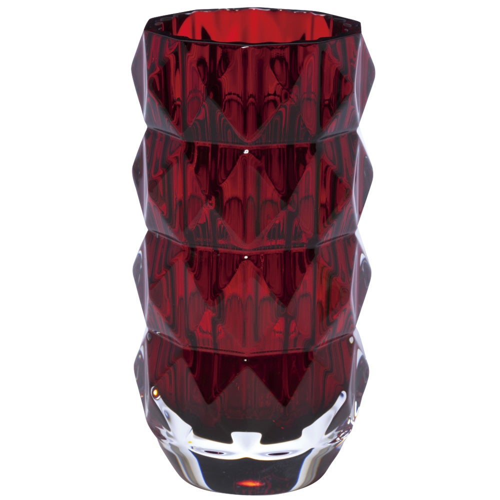 予約会対象品】 バカラ BACCARAT 花瓶 ルクソール ベース レッド
