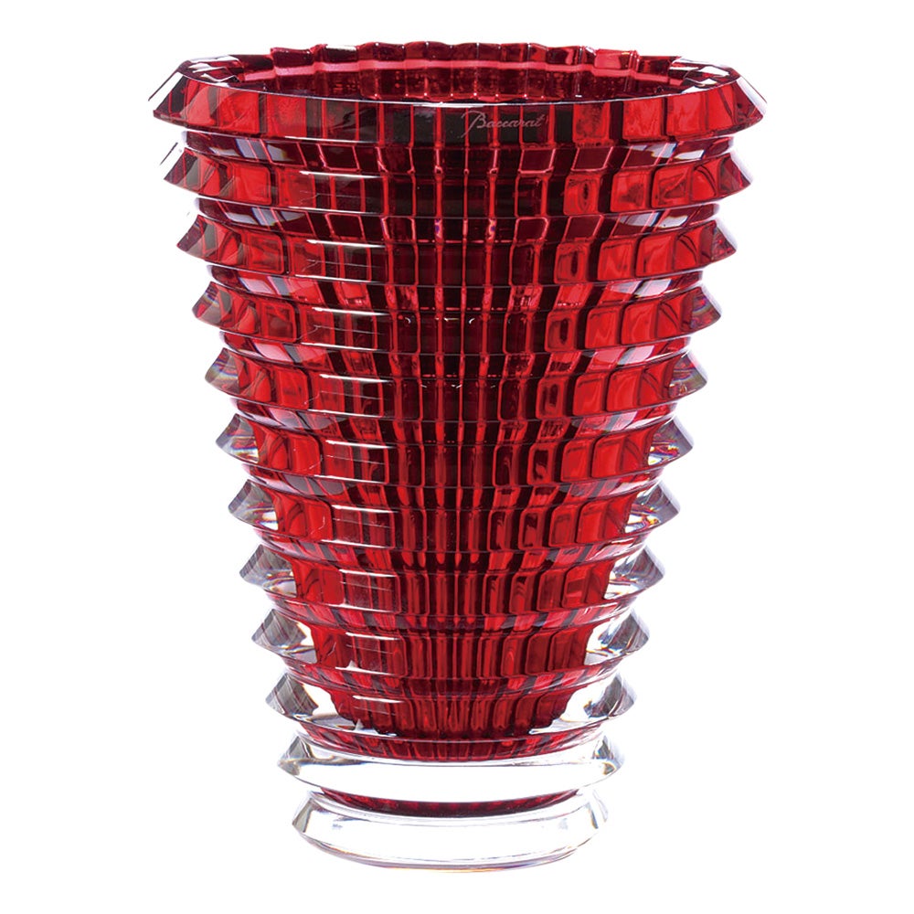 予約会対象品】 バカラ BACCARAT 花瓶 ルクソール ベース レッド