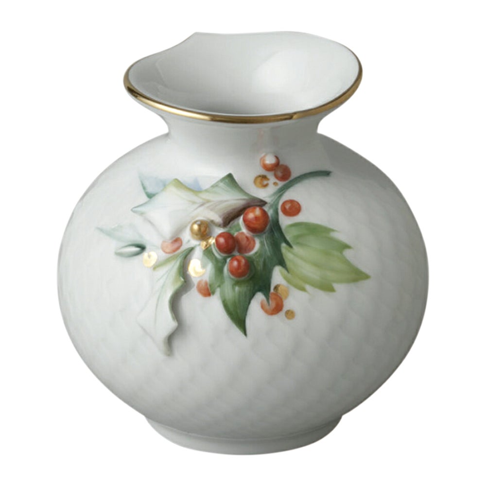予約会対象品】 マイセン MEISSEN 花瓶 フラワーベース ポインセチア