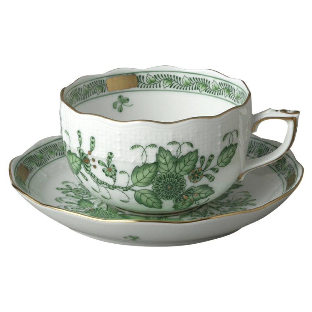 ヘレンド HEREND カップ&ソーサー アポニー グリーン APPONYI VERT