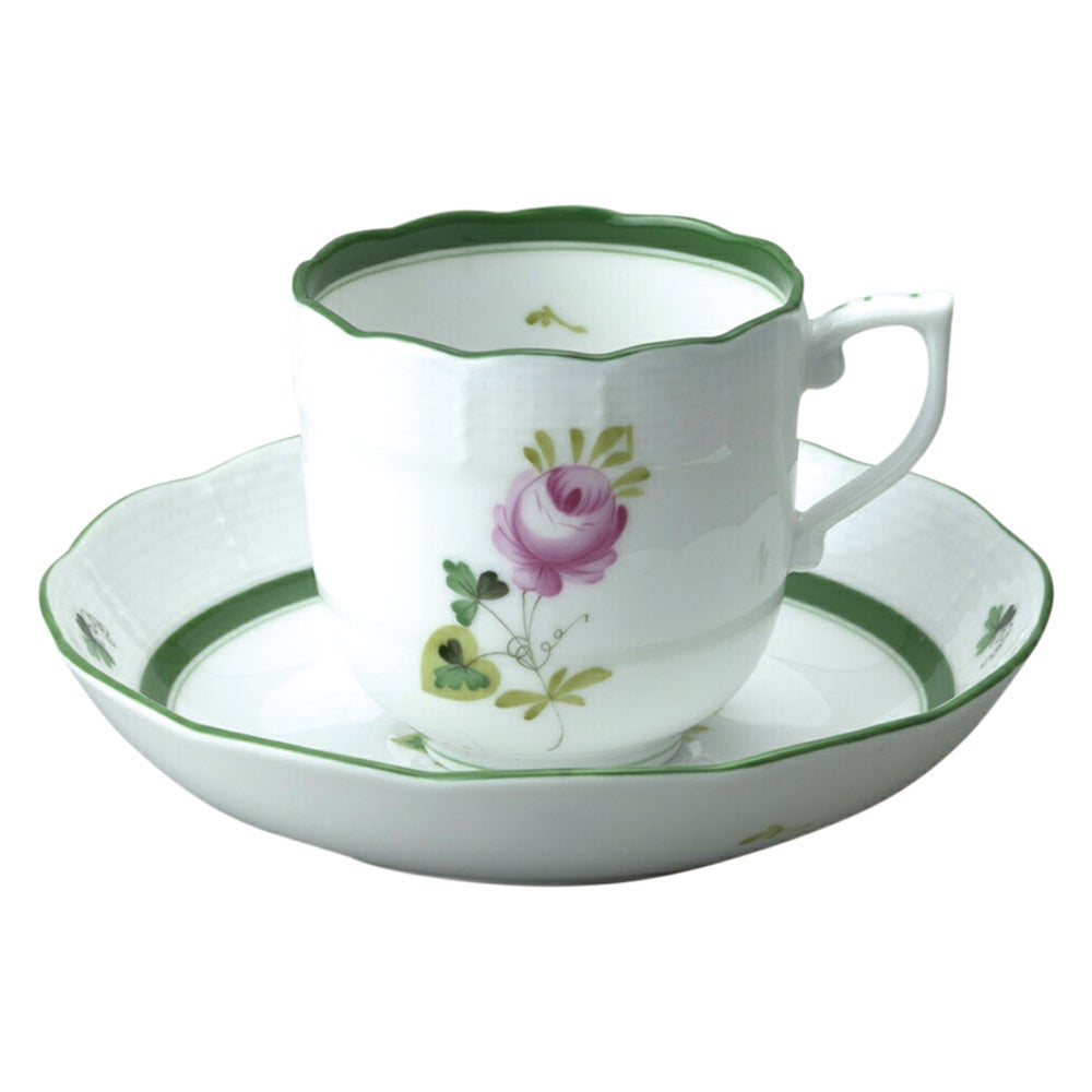 ヘレンド HEREND カップ&ソーサー アポニー グリーン APPONYI VERT