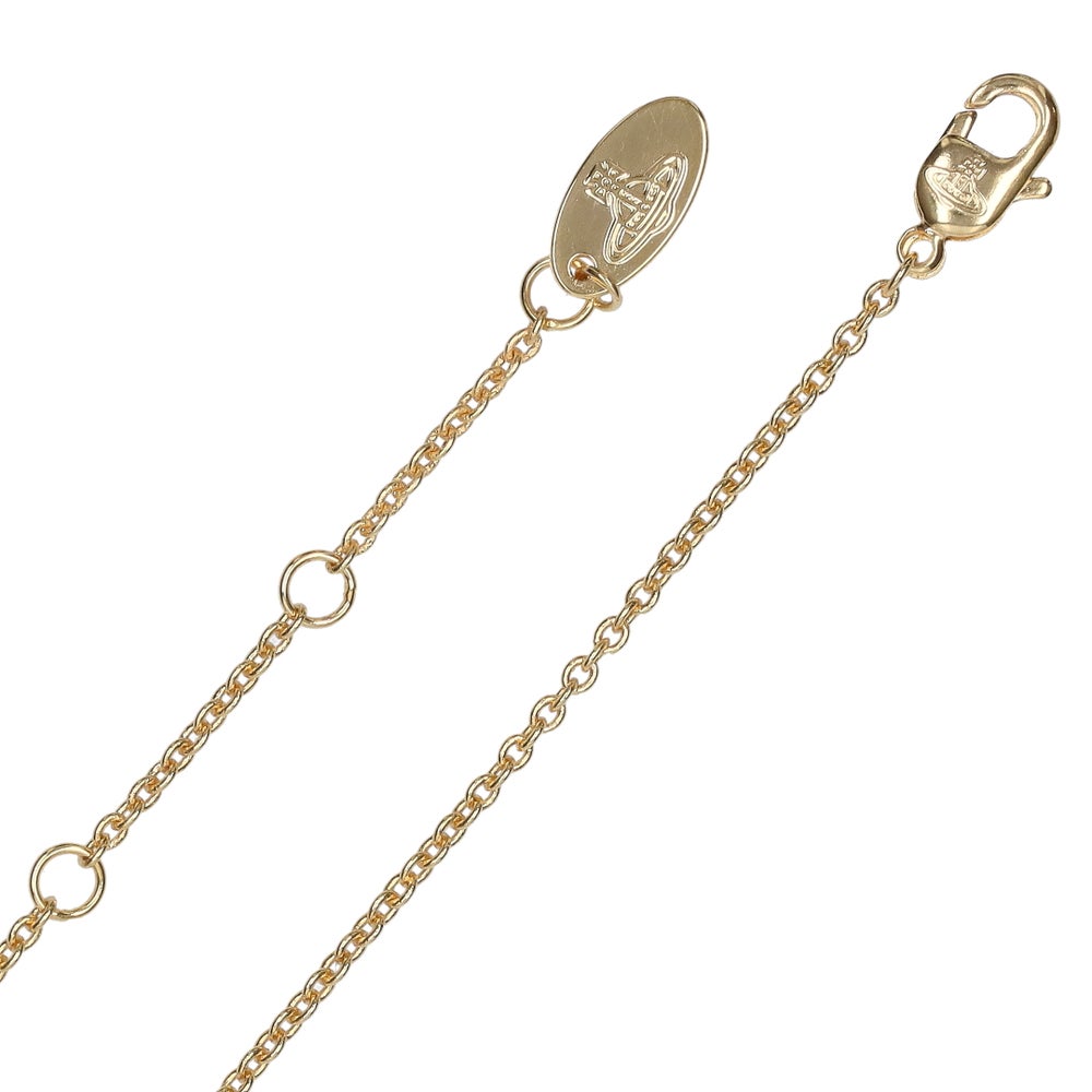 ヴィヴィアンウエストウッド VIVIENNE WESTWOOD ネックレス ペンダント 630203BH 02R102 GOLD/WHITE CZ CARMELA BAS RELIEF PENDANT