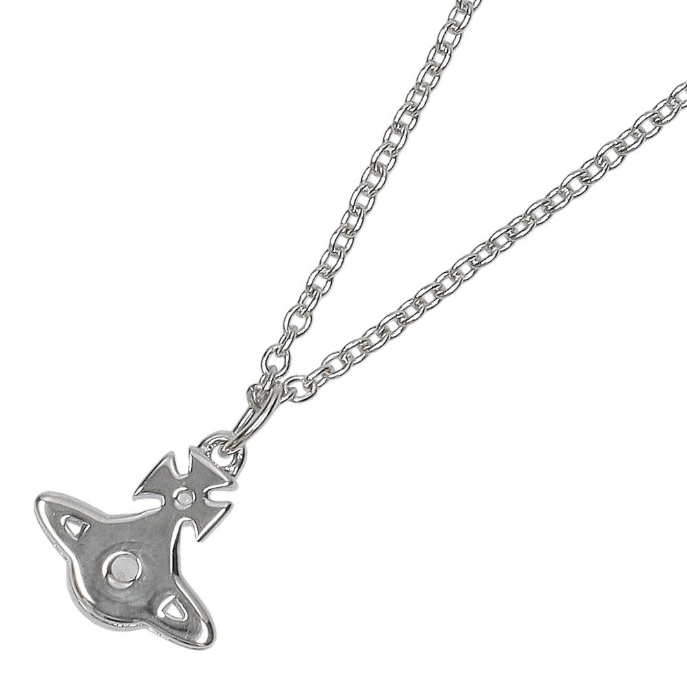 ヴィヴィアンウエストウッド VIVIENNE WESTWOOD ネックレス ペンダント 63020278 02P102 PLATINUM/WHITE XZ LONDON ORB PENDANT