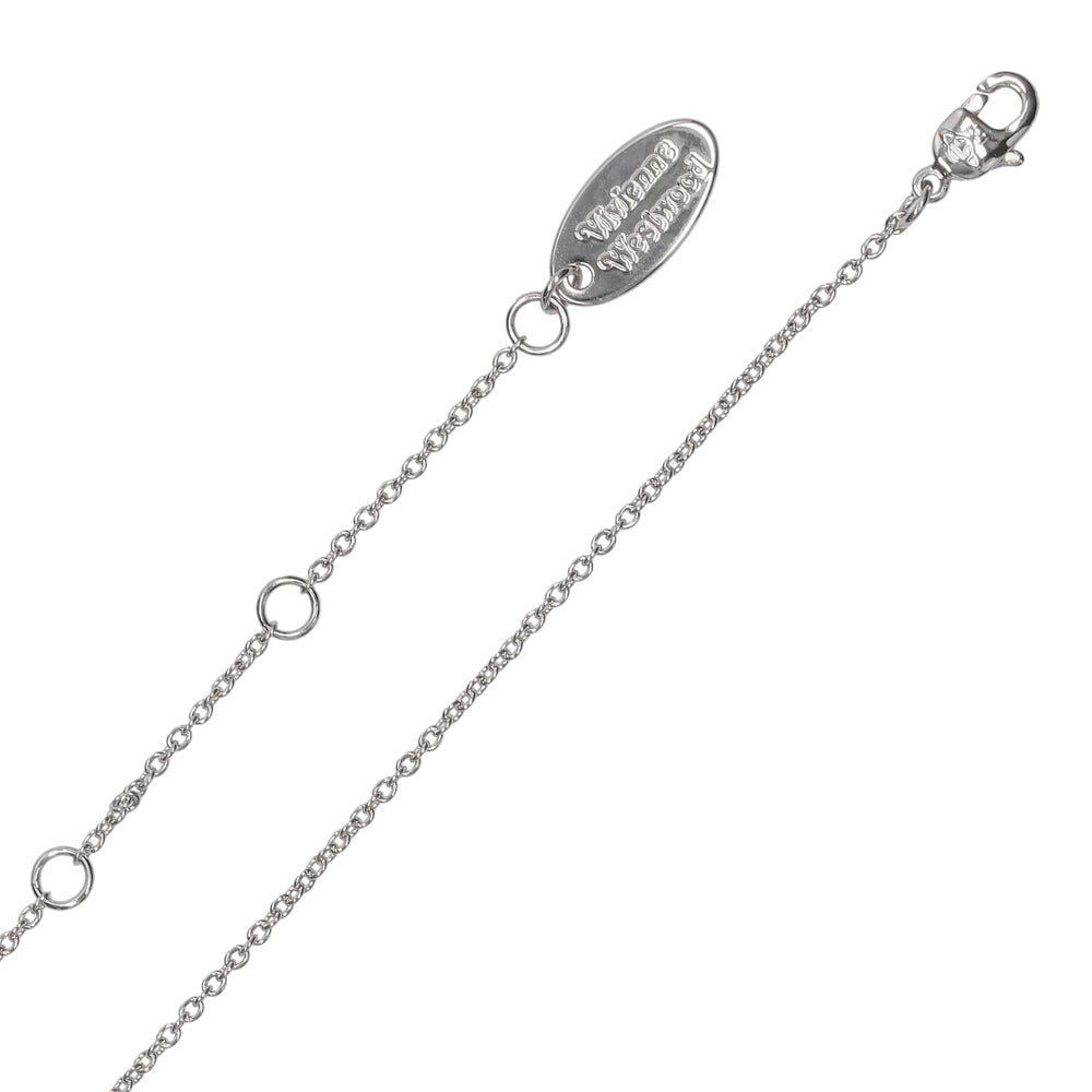 ヴィヴィアンウエストウッド VIVIENNE WESTWOOD ネックレス ペンダント 63020278 02P102 PLATINUM/WHITE XZ LONDON ORB PENDANT