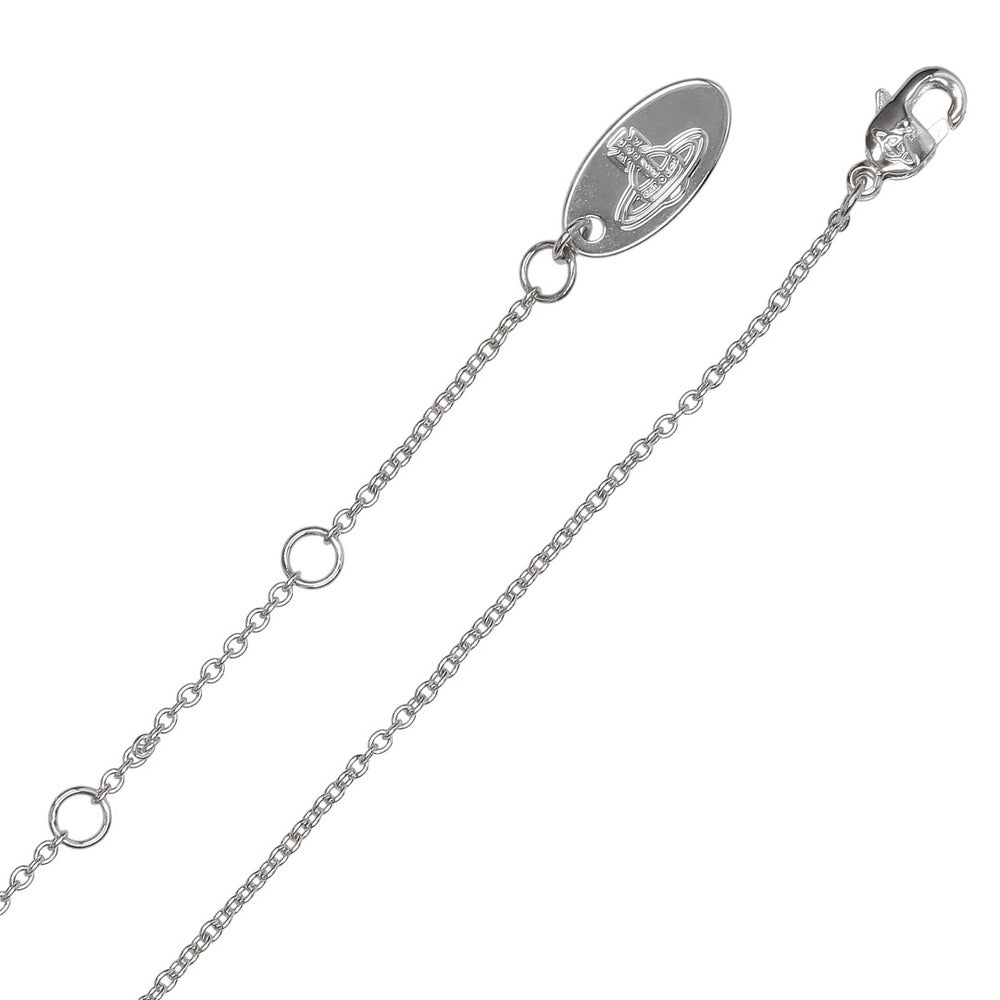 ヴィヴィアンウエストウッド VIVIENNE WESTWOOD ネックレス ペンダント 63020278 02P102 PLATINUM/WHITE XZ LONDON ORB PENDANT