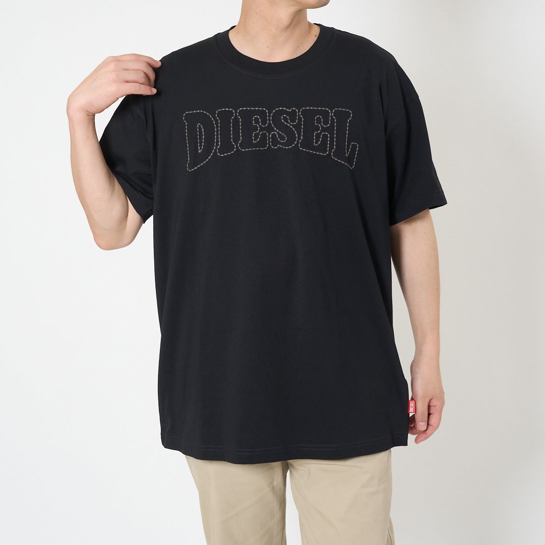 ディーゼル DIESEL メンズ 半袖Tシャツ ロゴTシャツ T-NORM-V10 T