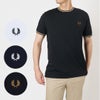 フレッドペリー FRED PERRY Tシャツ メンズ レディース ユニセックス 男女兼用 半袖 リンガーTシャツ コットン 綿100% レギュラーフィット クルーネック TWIN TIPPED T-SHIRT M1588V