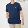 フレッドペリー FRED PERRY Tシャツ メンズ レディース ユニセックス 男女兼用 半袖 リンガーTシャツ コットン 綿100% レギュラーフィット クルーネック CONTRAST TAPE RINGER T-SHIRT M4613
