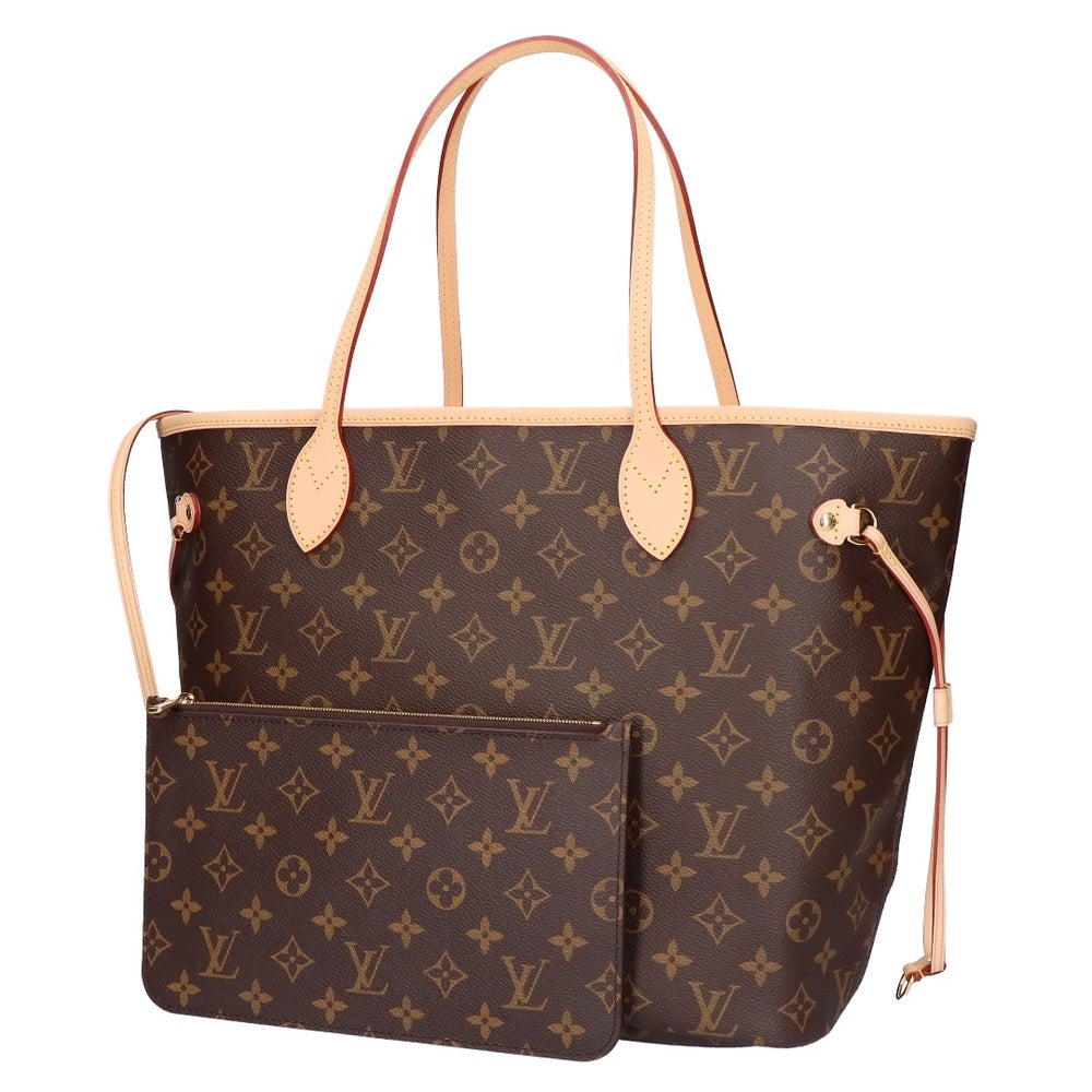 ルイヴィトン LOUIS VUITTON トートバッグ モノグラム ネヴァーフル MM ローズベージュ M46975