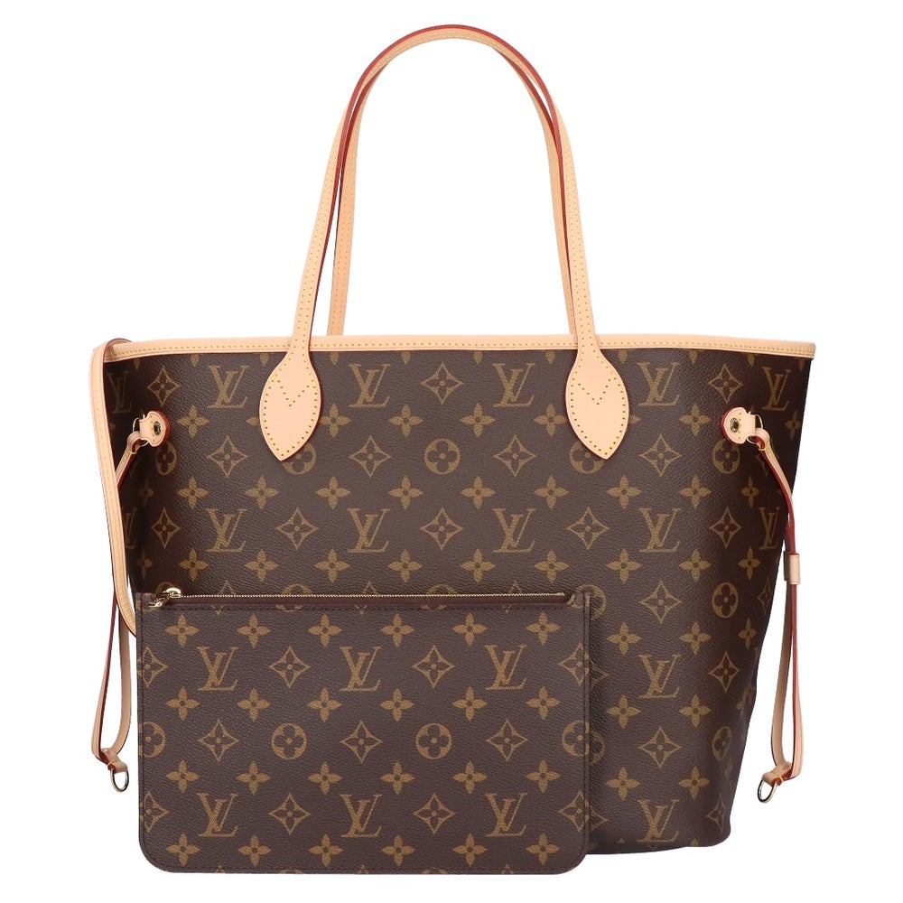 ルイヴィトン LOUIS VUITTON トートバッグ モノグラム ネヴァーフル MM ローズベージュ M46975