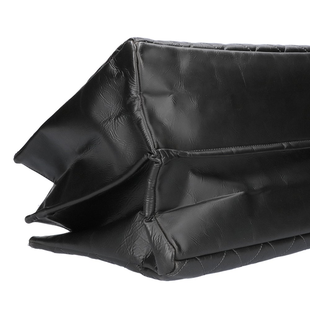 【リユース品】 シャネル CHANEL バッグ トートバッグ チェーントートバッグ ブラック/シルバー金具 【お取り寄せ】