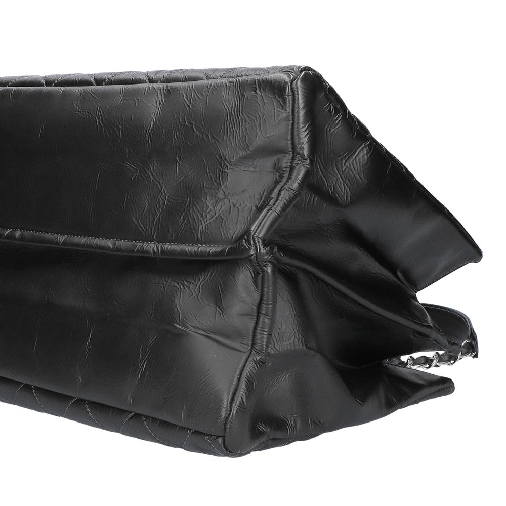 【リユース品】 シャネル CHANEL バッグ トートバッグ チェーントートバッグ ブラック/シルバー金具 【お取り寄せ】