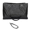 【リユース品】 シャネル CHANEL バッグ トートバッグ チェーントートバッグ ブラック/シルバー金具 【お取り寄せ】