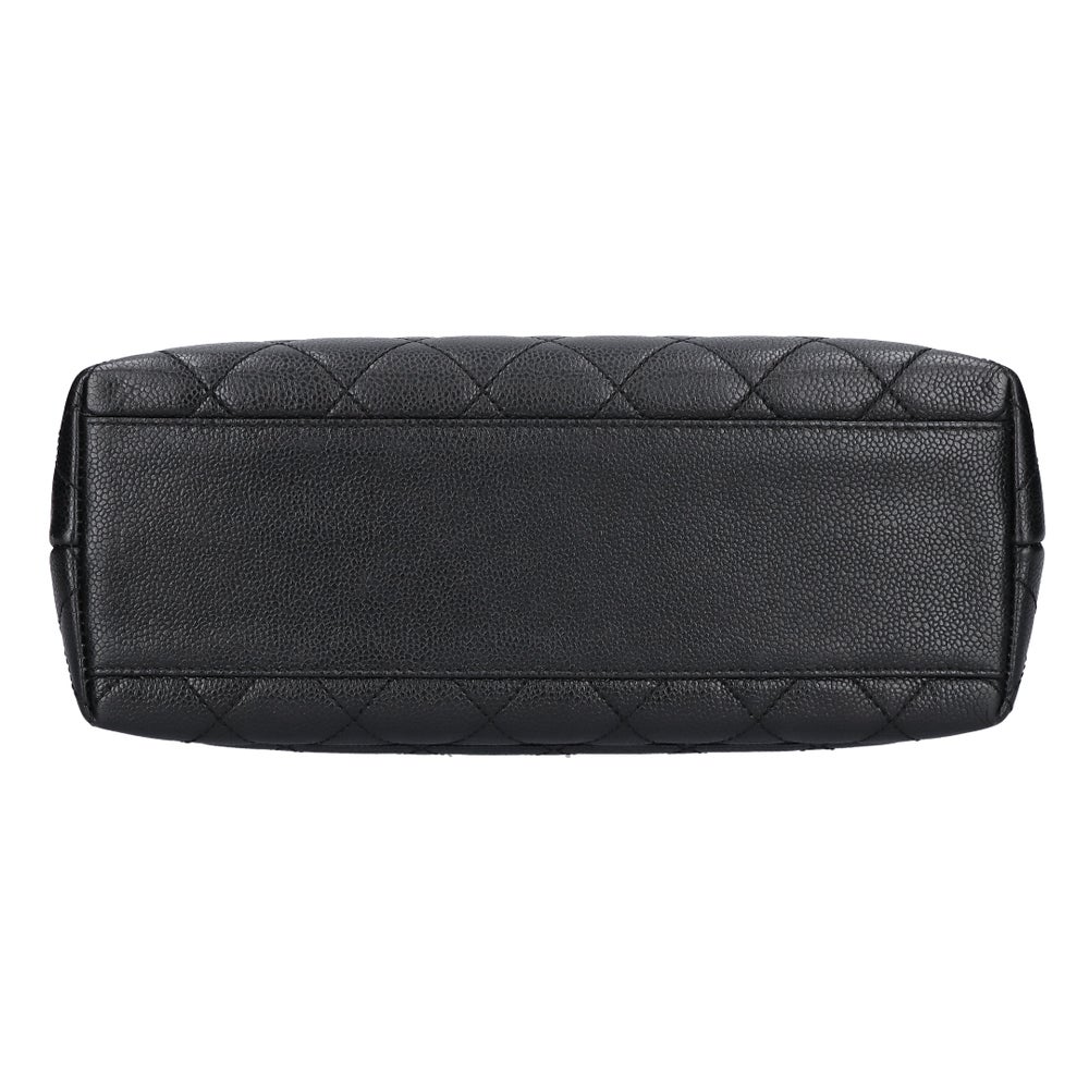 【リユース品】 シャネル CHANEL バッグ ハンドバッグ マトラッセ トップハンドル ハンドバッグ A12397 ブラック/シルバー金具 【お取り寄せ】
