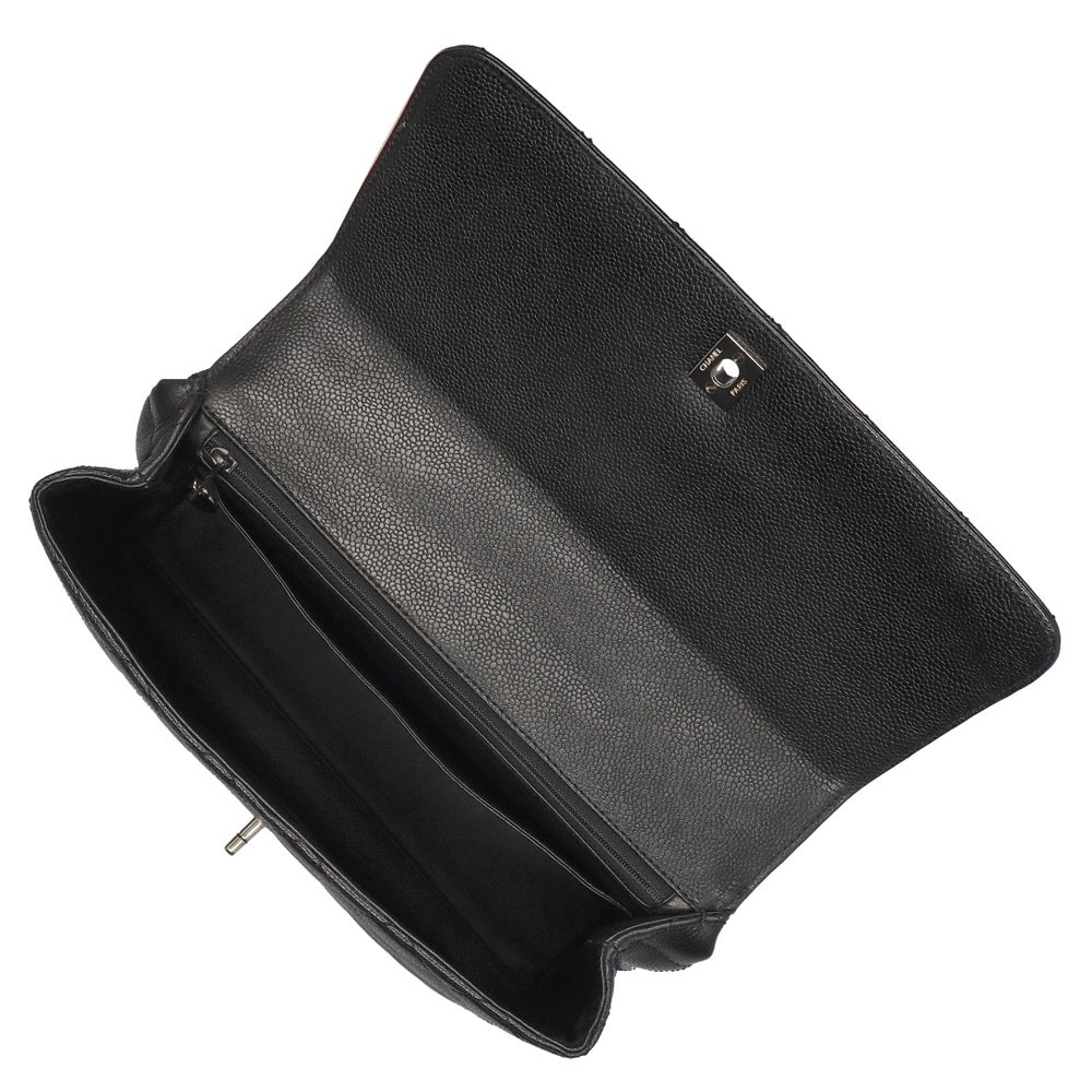 【リユース品】 シャネル CHANEL バッグ ハンドバッグ マトラッセ トップハンドル ハンドバッグ A12397 ブラック/シルバー金具 【お取り寄せ】