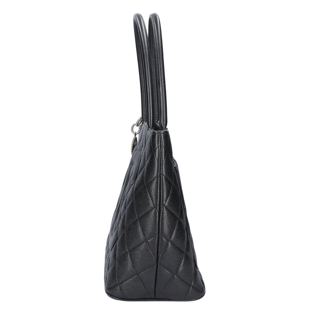 【リユース品】 シャネル CHANEL バッグ トートバッグ 復刻トート A01804 ブラック/シルバー金具 【お取り寄せ】
