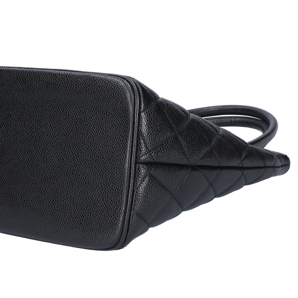 【リユース品】 シャネル CHANEL バッグ トートバッグ 復刻トート A01804 ブラック/シルバー金具 【お取り寄せ】