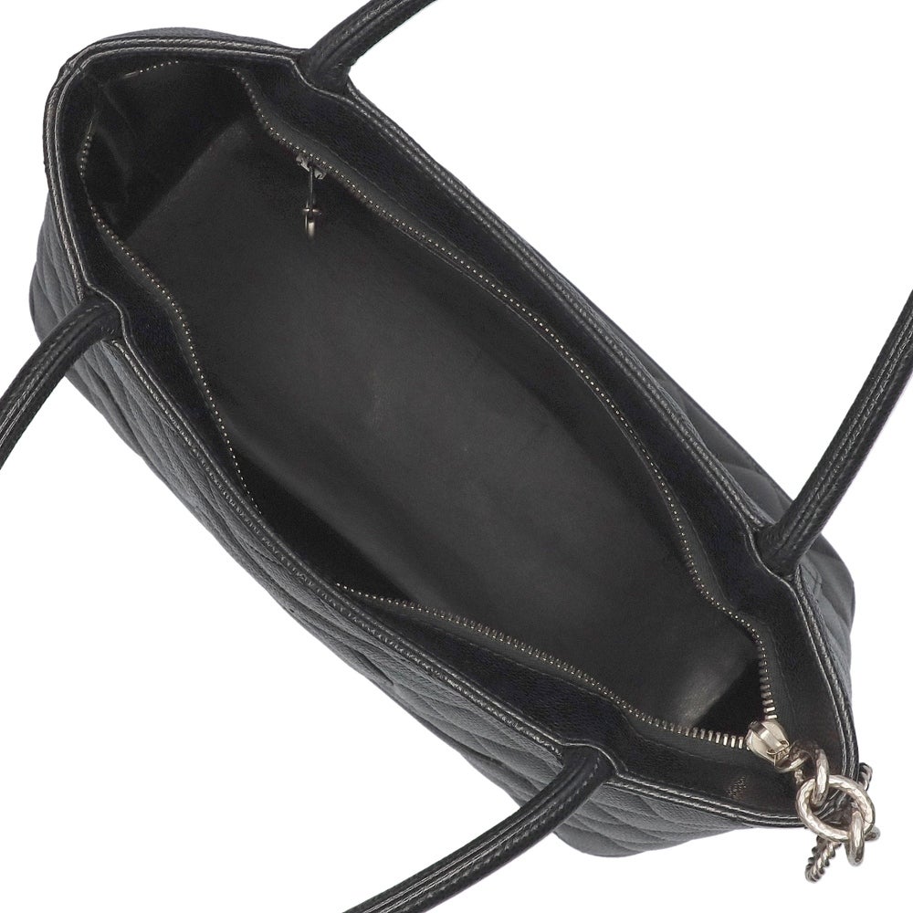 【リユース品】 シャネル CHANEL バッグ トートバッグ 復刻トート A01804 ブラック/シルバー金具 【お取り寄せ】