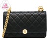 【リユース品】 シャネル CHANEL バッグ ショルダーバッグ マトラッセ チェーンショルダー ブラック/ゴールド金具 【お取り寄せ】