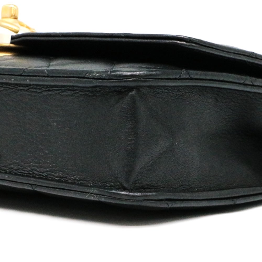 【リユース品】 シャネル CHANEL バッグ ショルダーバッグ マトラッセ チェーンショルダー ブラック/ゴールド金具 【お取り寄せ】