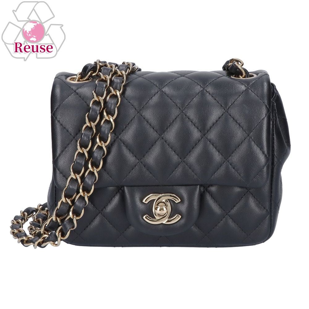 【リユース品】 シャネル CHANEL バッグ ショルダーバッグ ミニマトラッセ チェーンショルダー A35200 ブラック/ゴールド金具 【お取り寄せ】