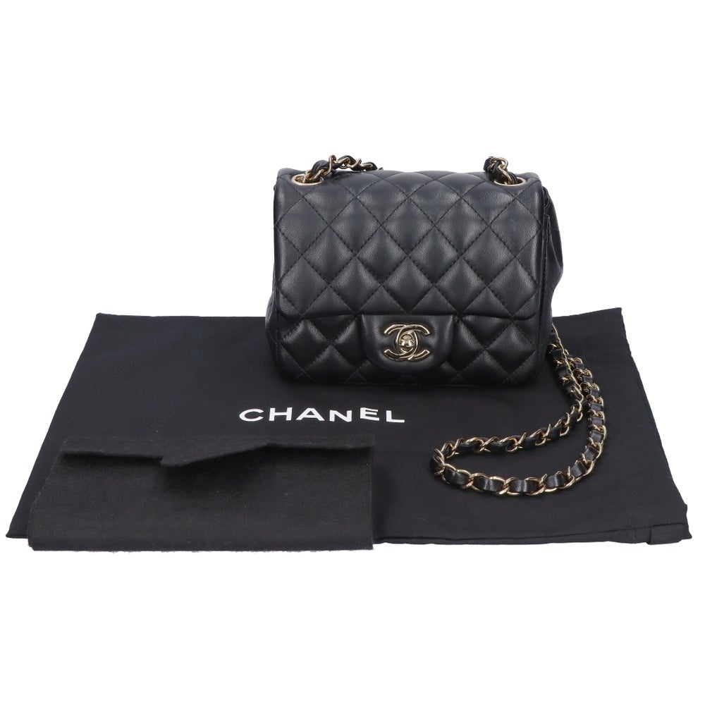 【リユース品】 シャネル CHANEL バッグ ショルダーバッグ ミニマトラッセ チェーンショルダー A35200 ブラック/ゴールド金具 【お取り寄せ】
