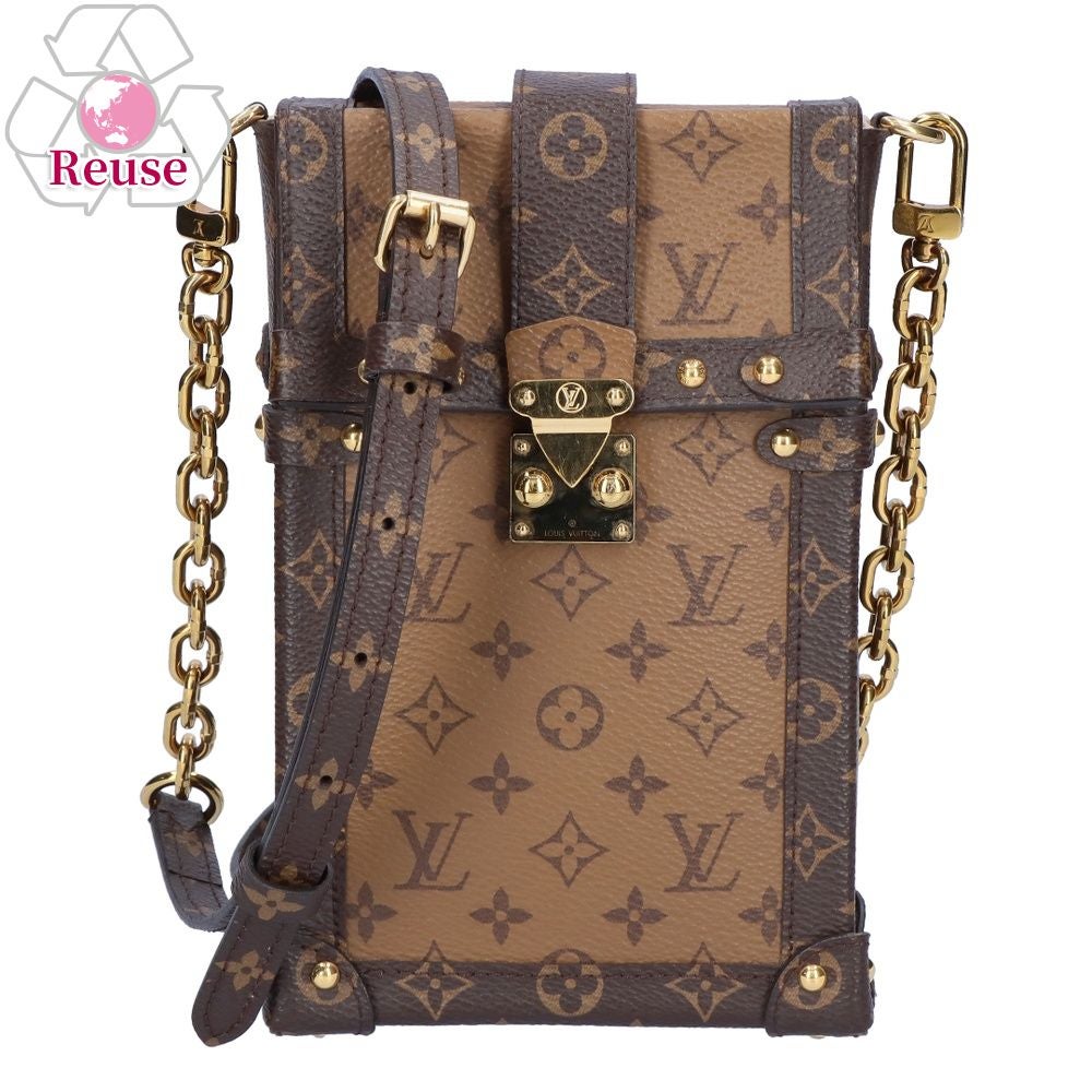 【リユース品】 ルイヴィトン LOUIS VUITTON バッグ ショルダーバッグ ポシェット・トランク・ヴェルティカル M67873 ブラウン系 【お取り寄せ】