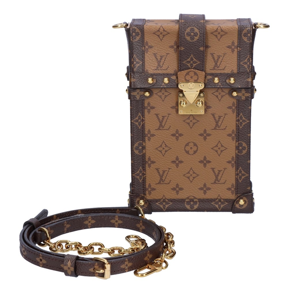【リユース品】 ルイヴィトン LOUIS VUITTON バッグ ショルダーバッグ ポシェット・トランク・ヴェルティカル M67873 ブラウン系 【お取り寄せ】
