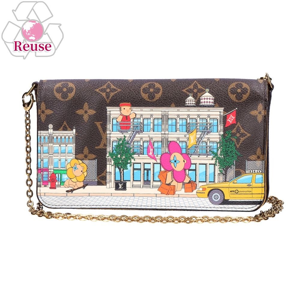 【リユース品】 ルイヴィトン LOUIS VUITTON バッグ ショルダーバッグ ポシェット・フェリシー M81762 ブラウン系 【お取り寄せ】