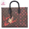 【リユース品】 ルイヴィトン LOUIS VUITTON バッグ 2WAYバッグ オンザゴーMM フォールインラブ M45888 ブラウン系 【お取り寄せ】