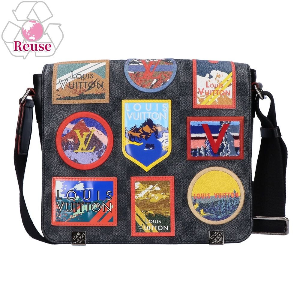 【リユース品】 ルイヴィトン LOUIS VUITTON バッグ ショルダーバッグ ディストリクトPM　NM アルプス N40040 ブラック系 【お取り寄せ】