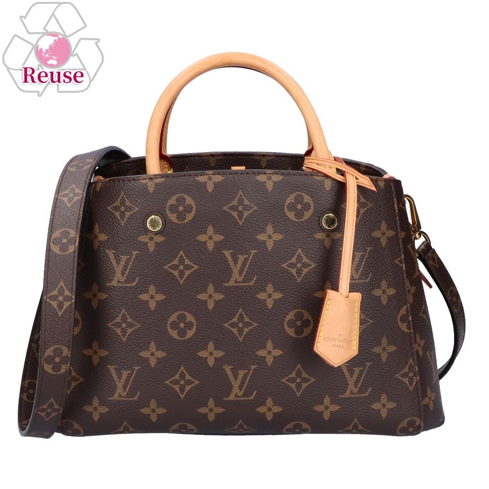 【リユース品】 ルイヴィトン LOUIS VUITTON バッグ 2WAYバッグ モンテーニュBB M41055 ブラウン系 【お取り寄せ】