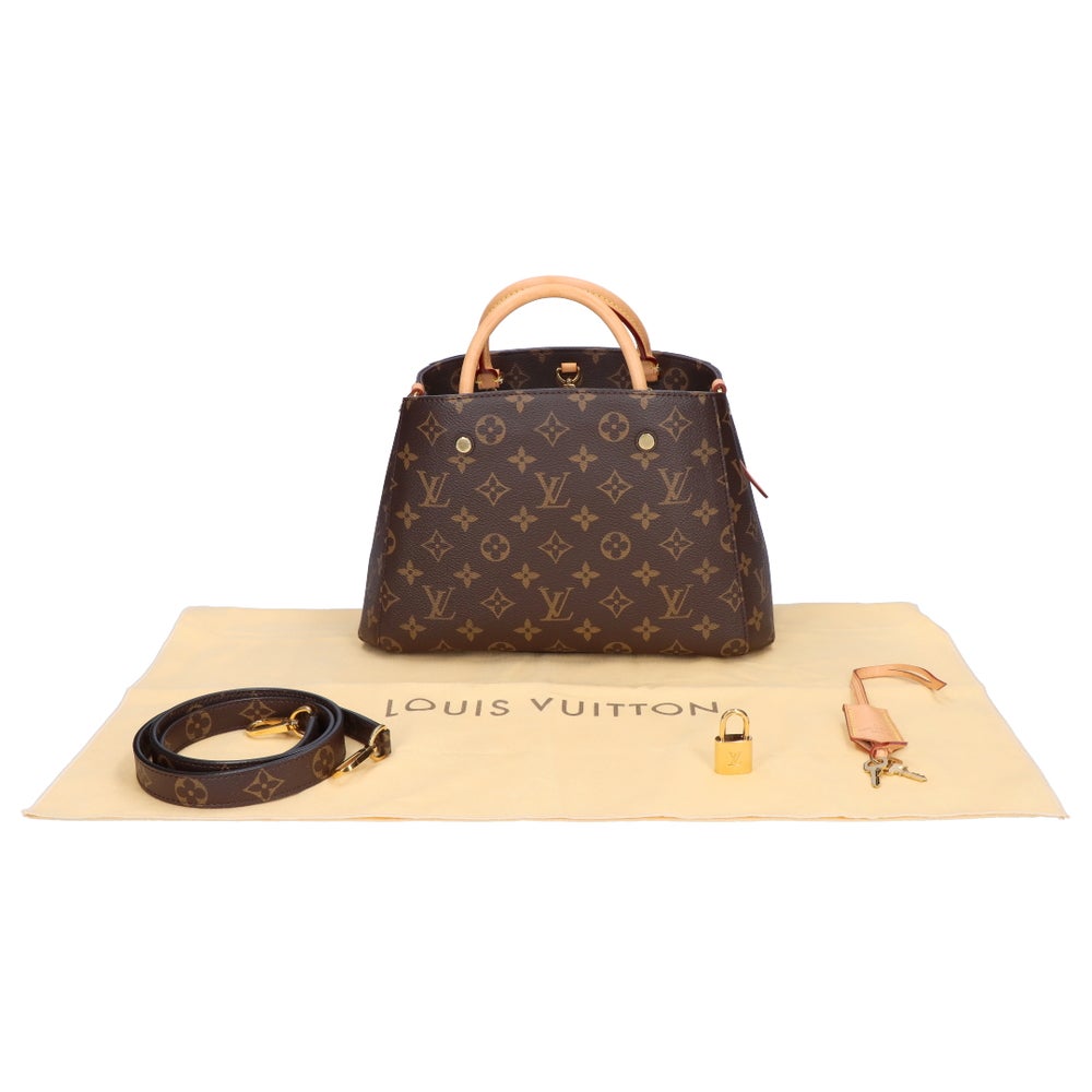 【リユース品】 ルイヴィトン LOUIS VUITTON バッグ 2WAYバッグ モンテーニュBB M41055 ブラウン系 【お取り寄せ】
